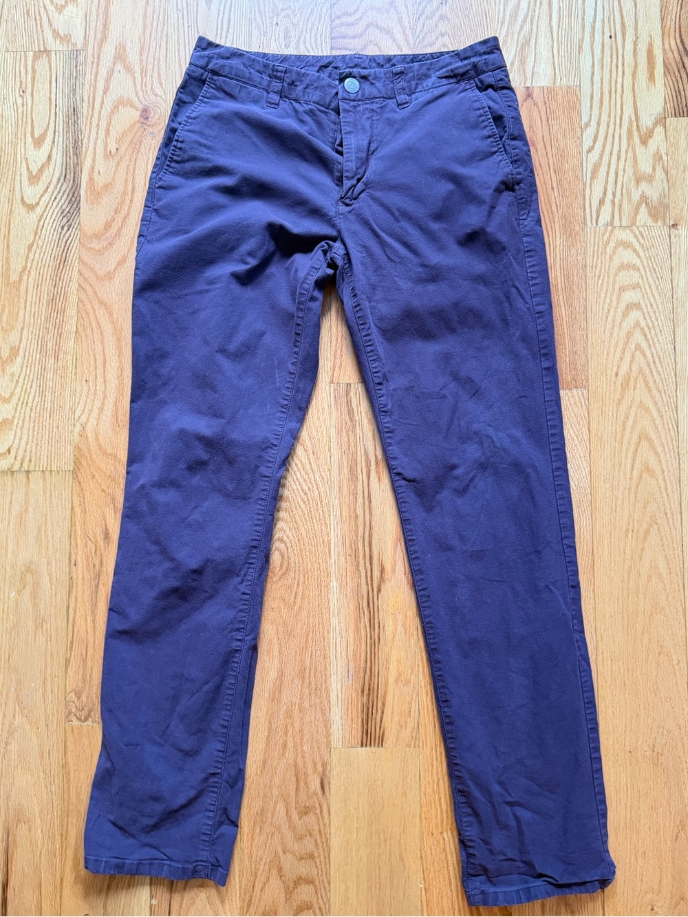 Bonobos Men's Deep Purple Casual Slim Chino Pants - 30/32